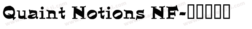 Quaint Notions NF字体转换